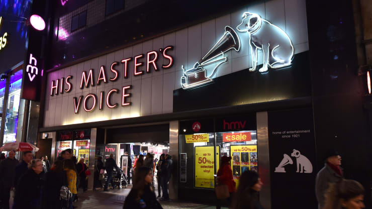 UK music retailer HMV sold to Canada’s Sunrise Records